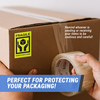 2 x 3in Stickers: Handle With Care Fragile Labels