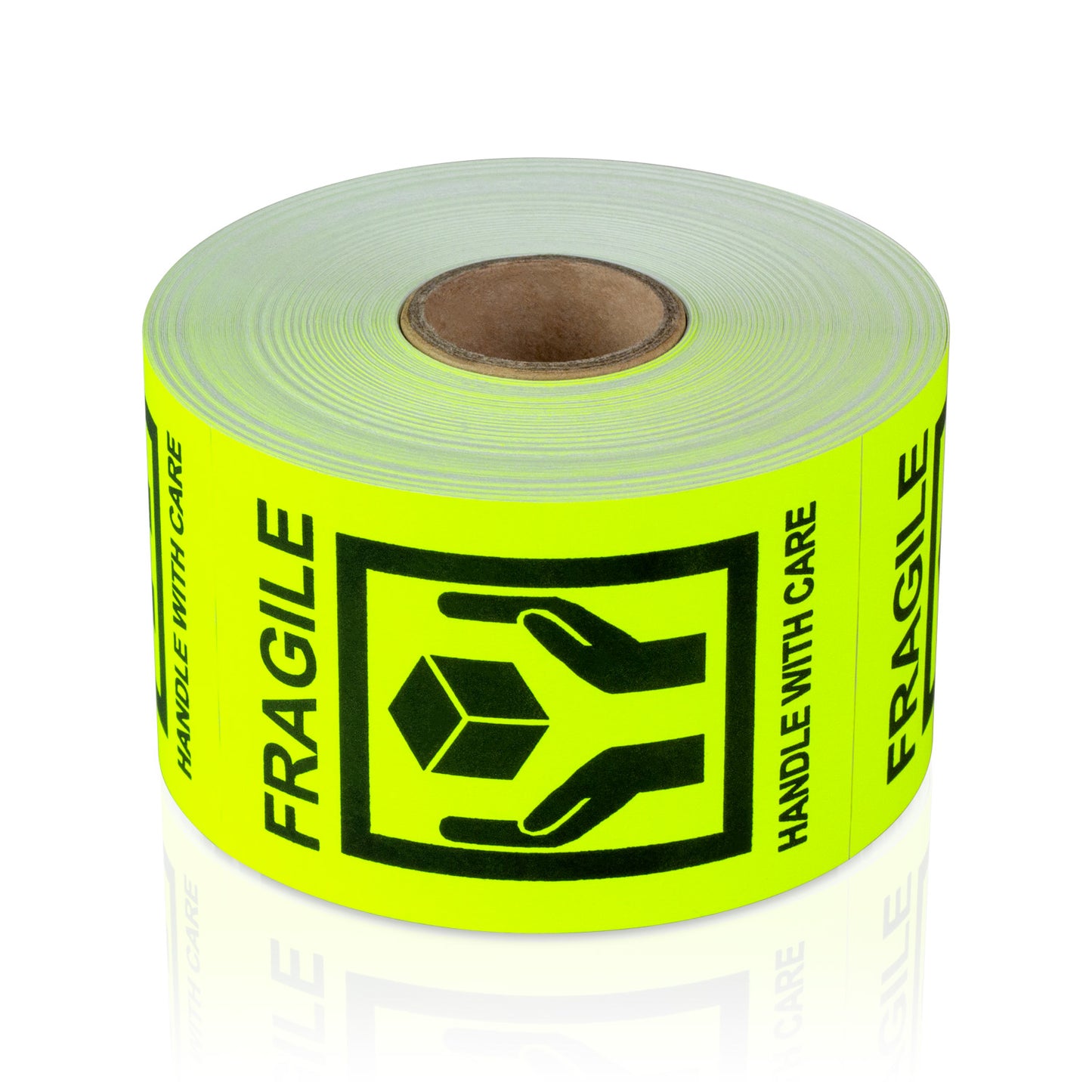 2 x 3in Stickers: Handle With Care Fragile Labels