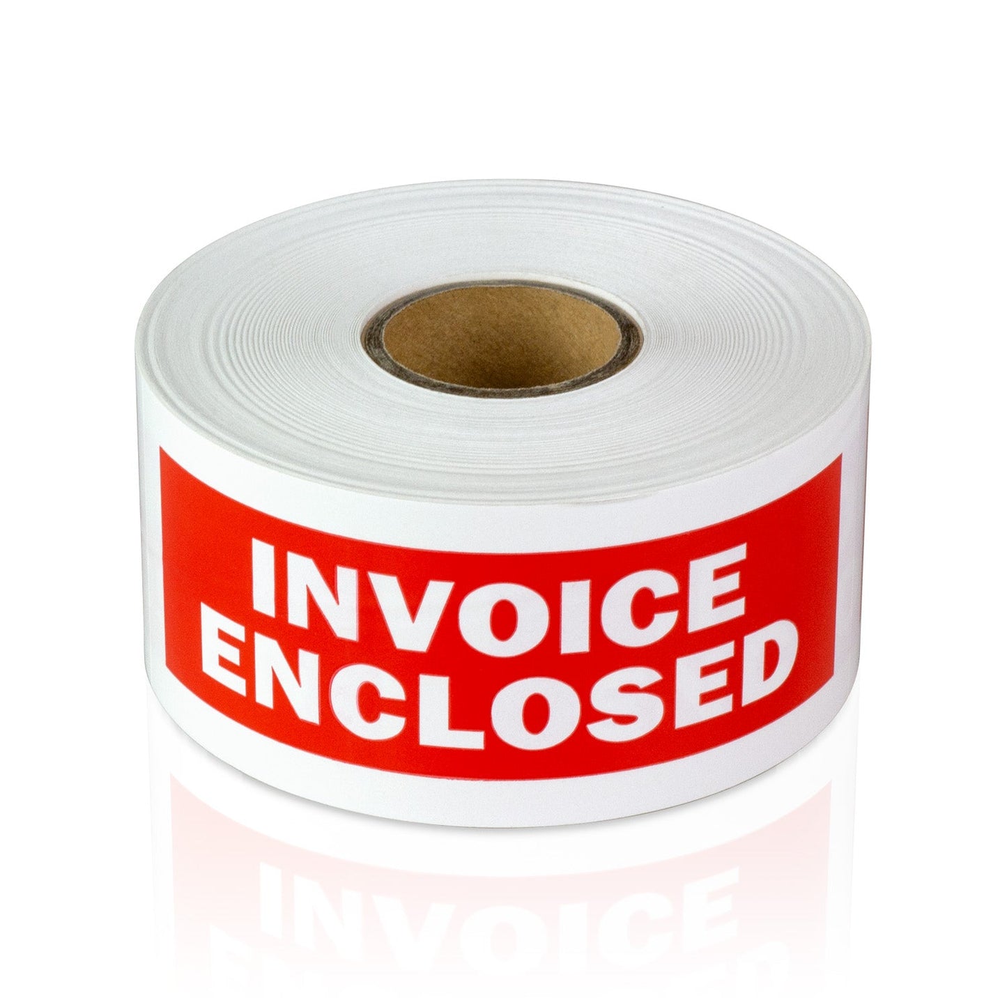 4 x 1.5in Stickers: Invoice Enclosed Labels