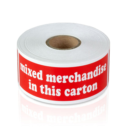 4 x 1.5in Stickers: Mixed Merchandise in This Carton Labels