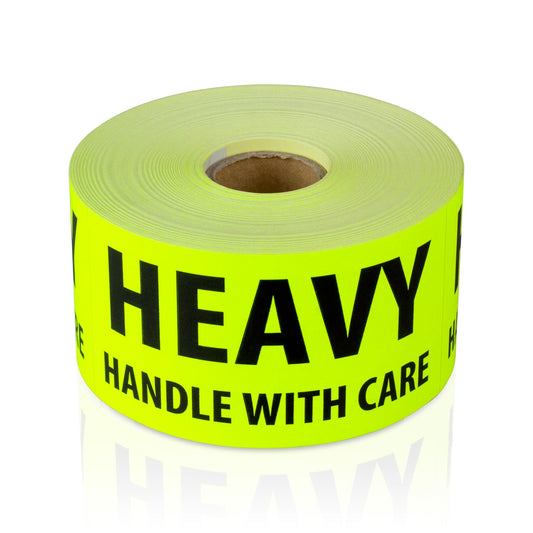 4 x 2in Stickers: Heavy Handle With Care Label Roll