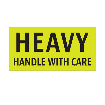 4 x 2in Stickers: Heavy Handle With Care Label Roll