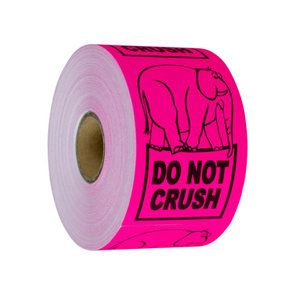 2 x 3in Stickers: Do Not Crush Shipping Labels