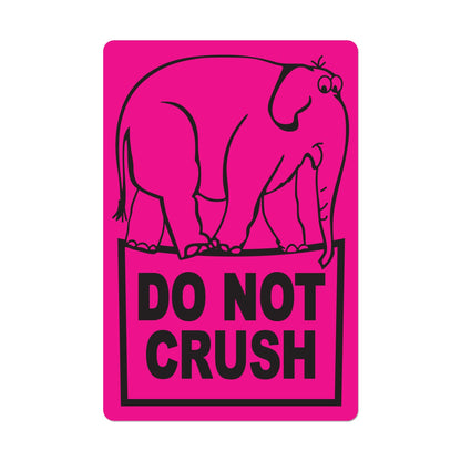 2 x 3in Stickers: Do Not Crush Shipping Labels