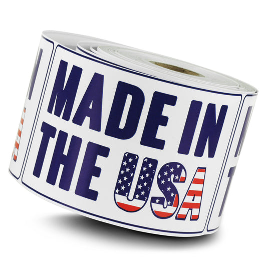 5 x 3in Stickers: Made in the USA Shipping Labels