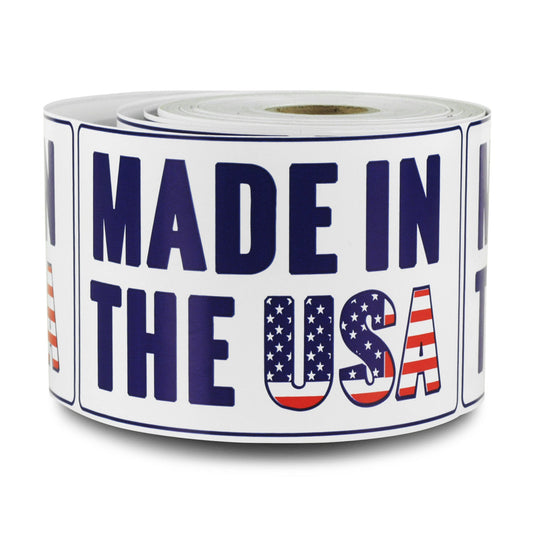 5 x 3in Stickers: Made in the USA Shipping Labels