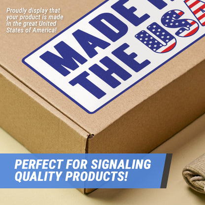 5 x 3in Stickers: Made in the USA Shipping Labels
