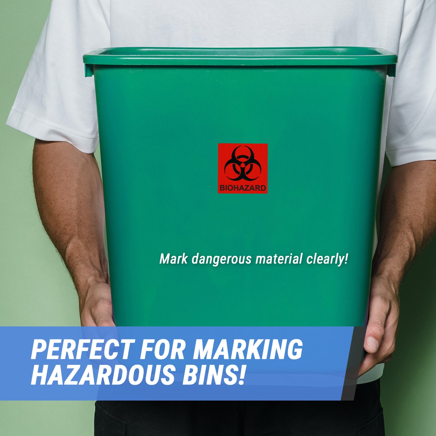 2x2in Sticker: D.O.T Biohazard Label