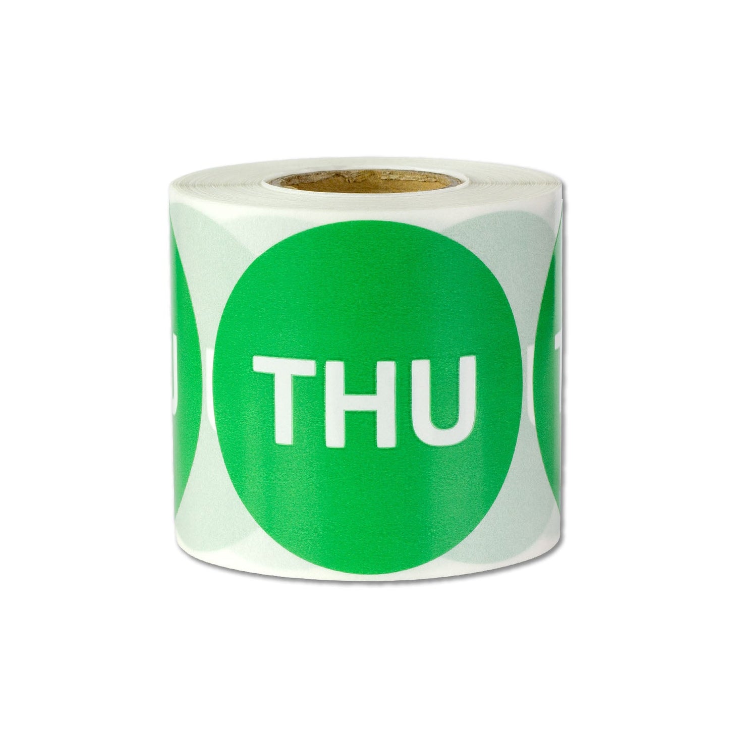 2in Thursday Days of the Week Label Green (Roll)
