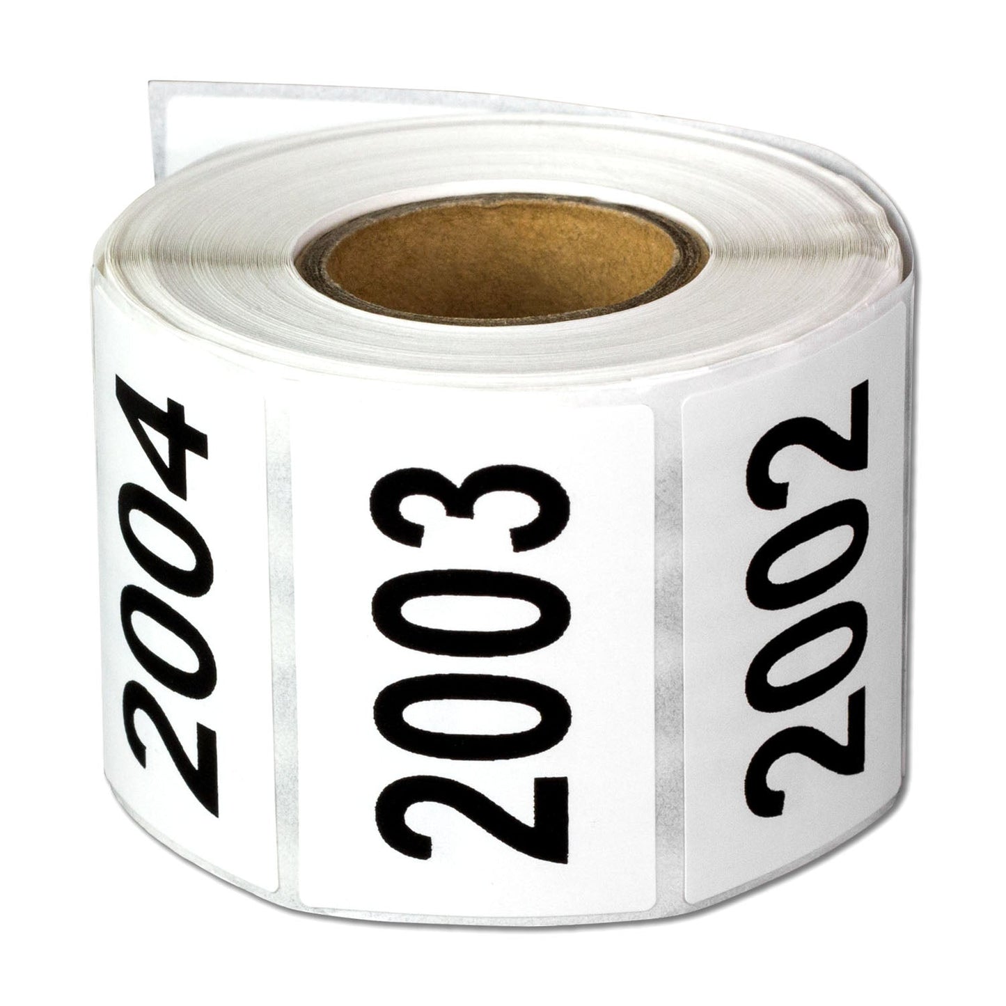 1 x 1.5 inch Consecutive Numbers 2001 to 2500 Stickers (Roll)