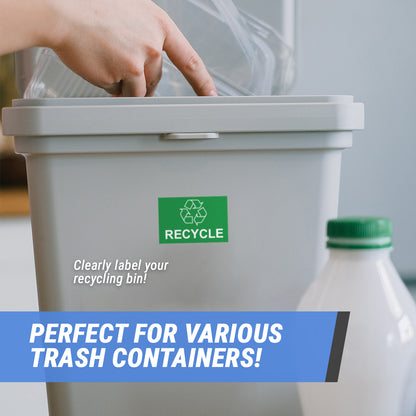 3 x 2in Sticker: Recycle Logo Label Roll