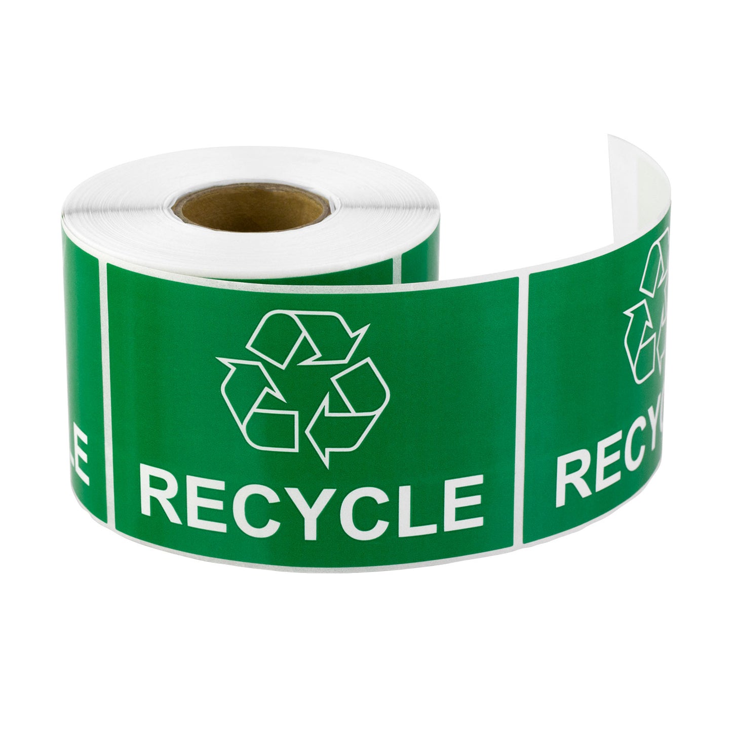 3 x 2in Sticker: Recycle Logo Label Roll