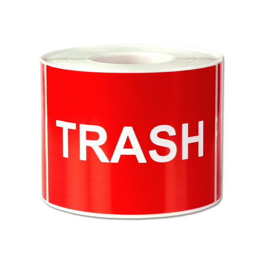 3 x 2in Sticker: Trash Label Roll