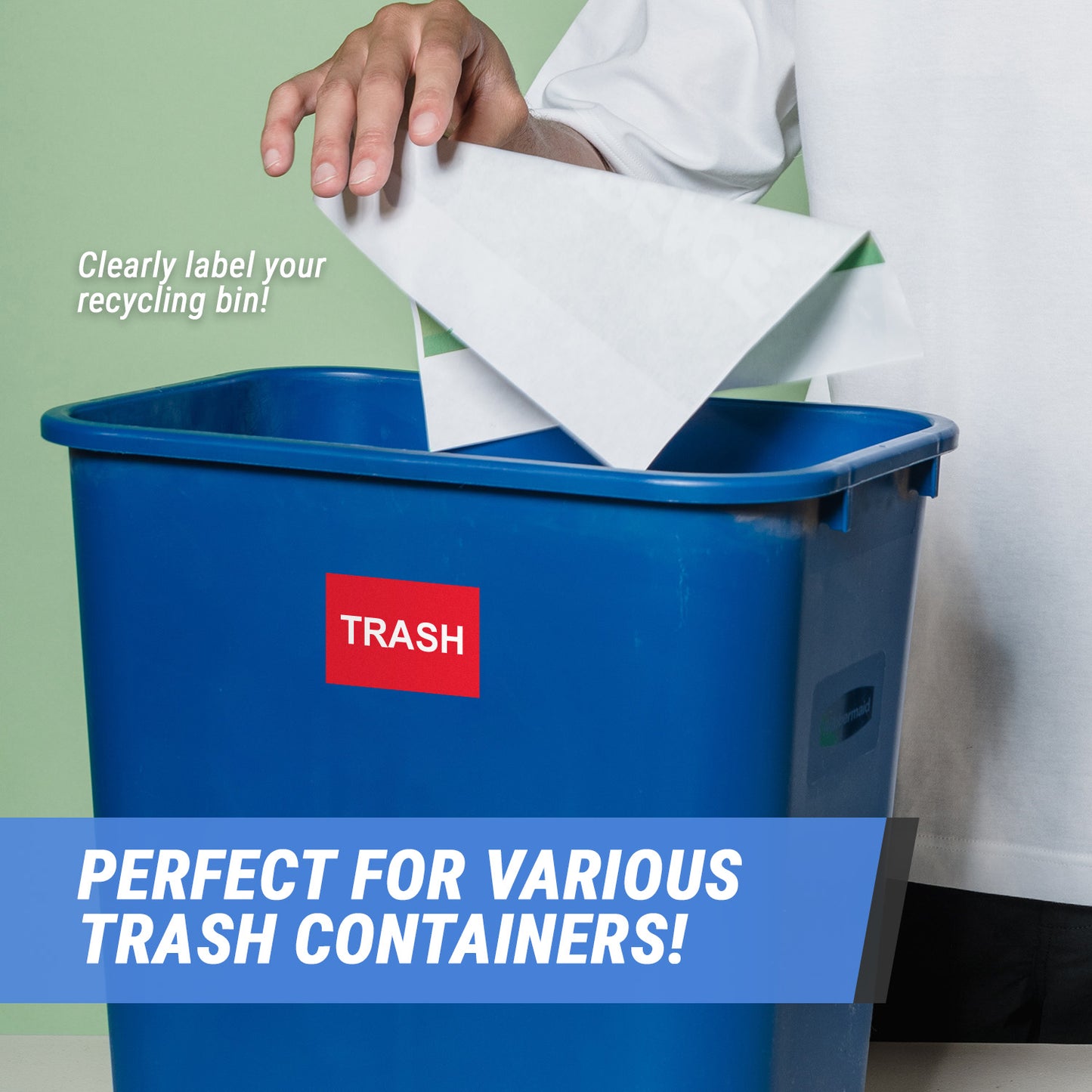 3 x 2in Sticker: Trash Label Roll