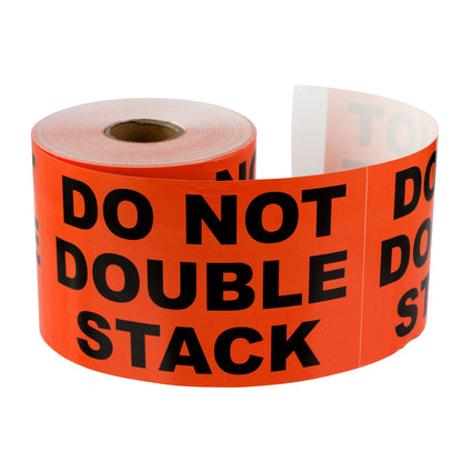5 x 3in Sticker: Do Not Double Stack