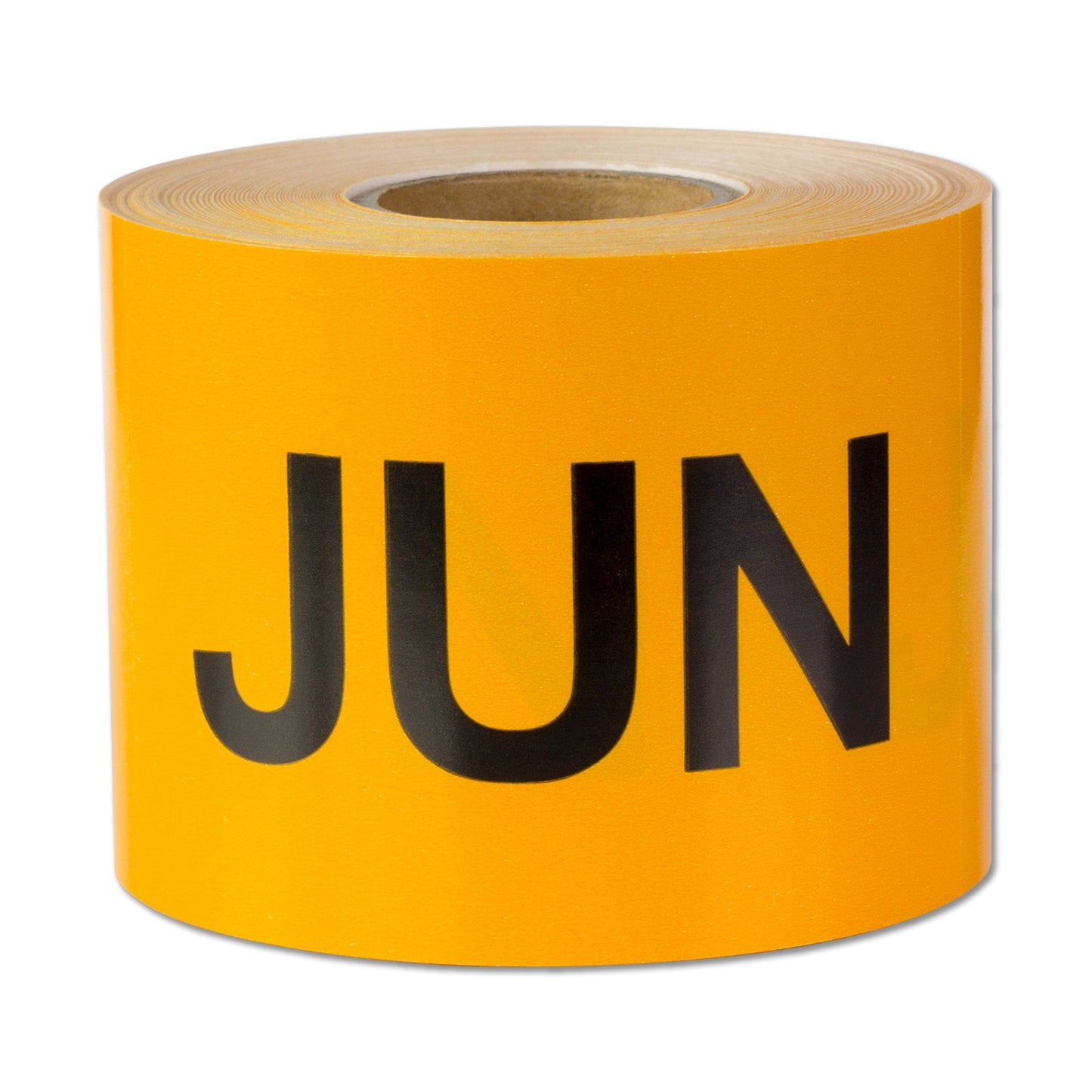 3 x 2in June Month Label Orange (Roll)