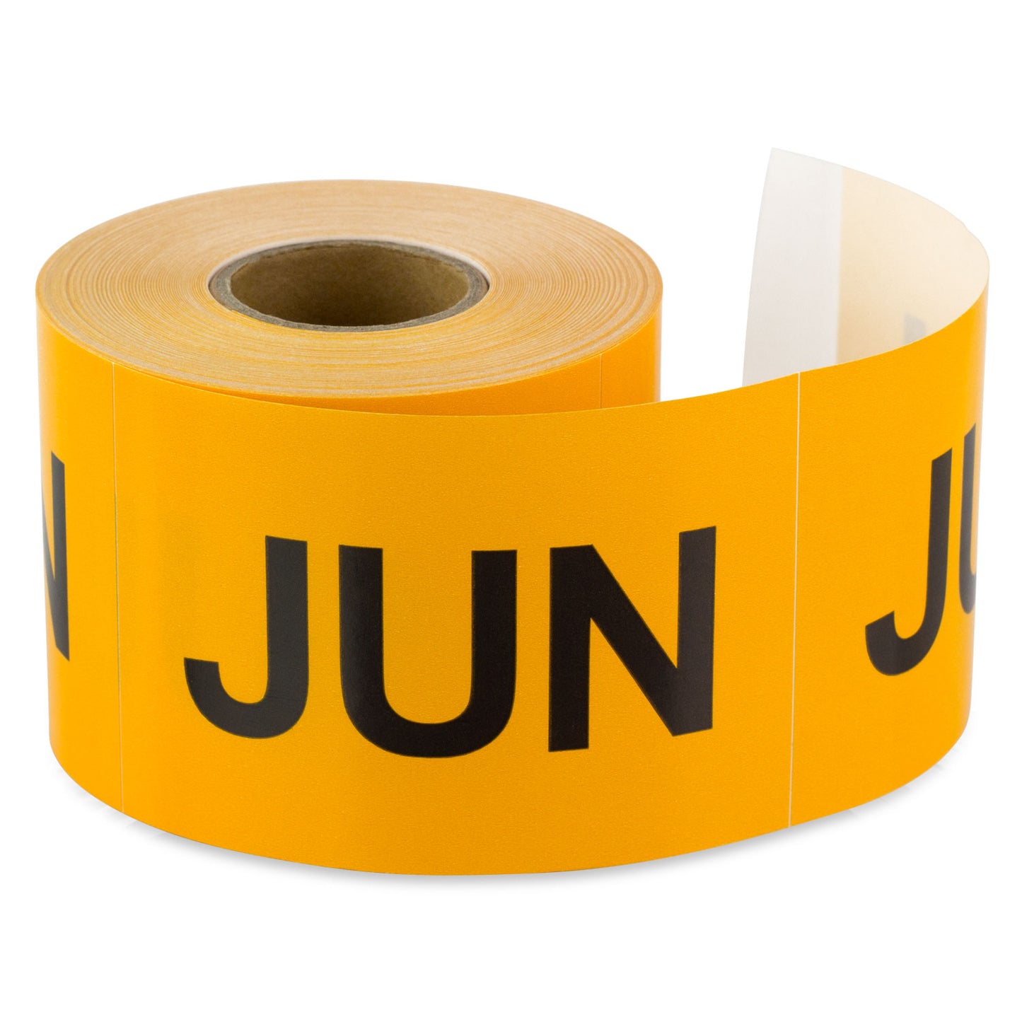 3 x 2in June Month Label Orange (Roll)