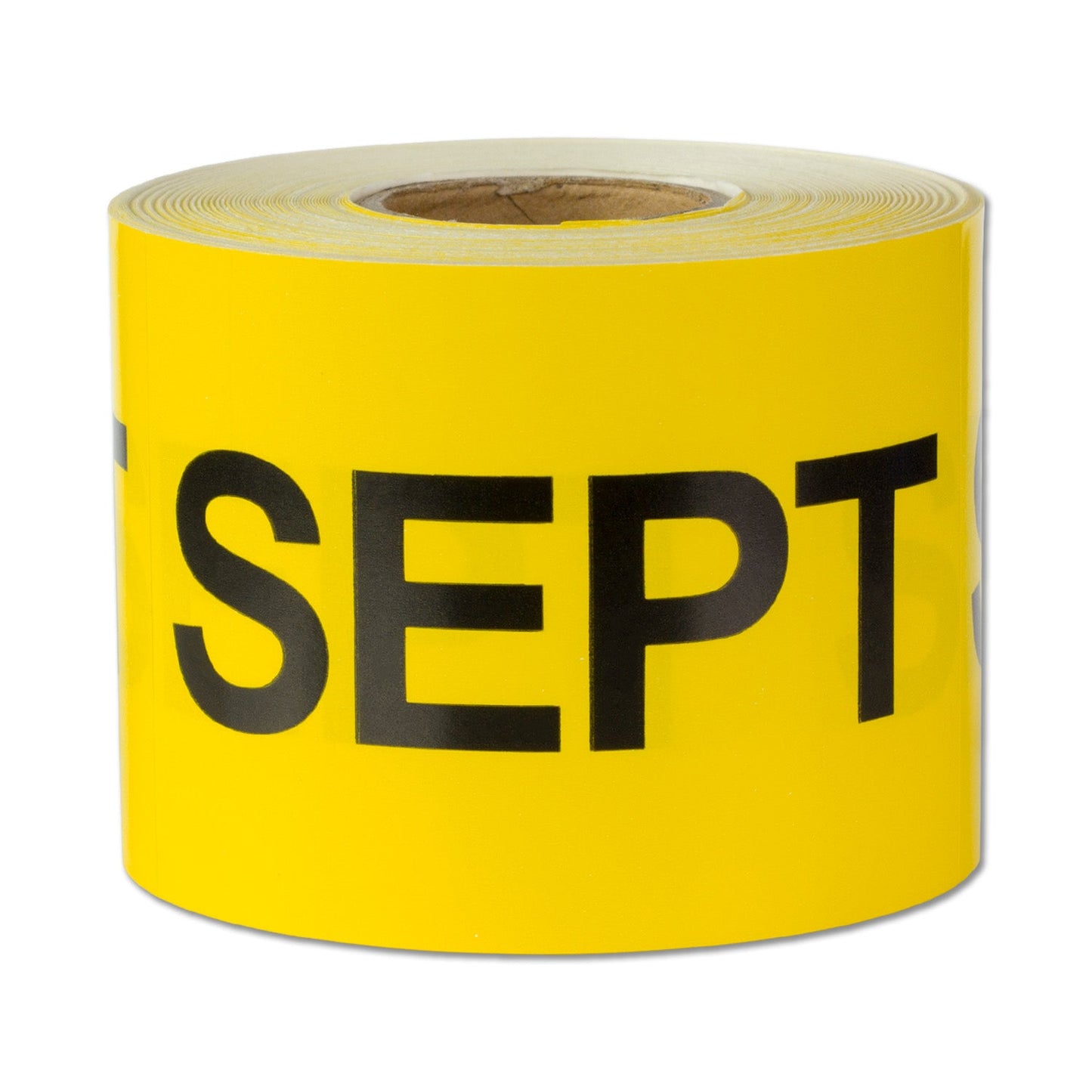 3 x 2in September Month Label Yellow (Roll)