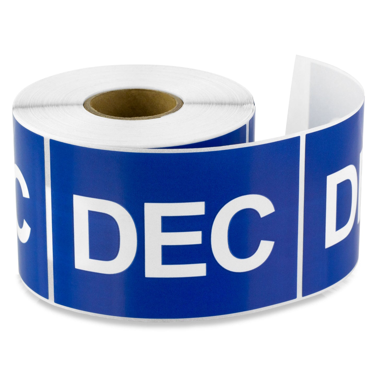 3 x 2in December Month Label Blue (Roll)