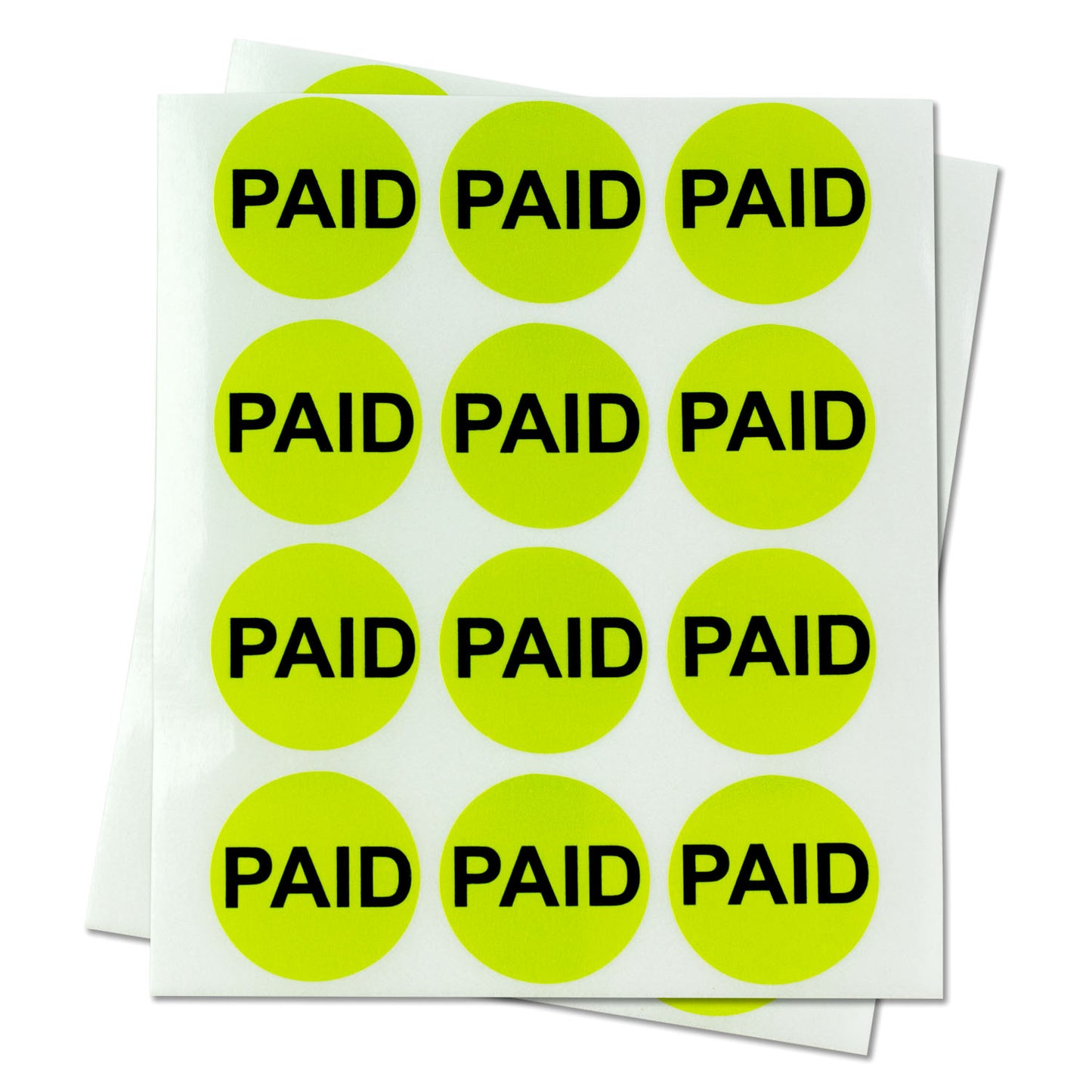 1 inch PAID Sheet Labels
