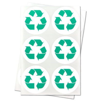 1.5in Sticker: Recycle Label