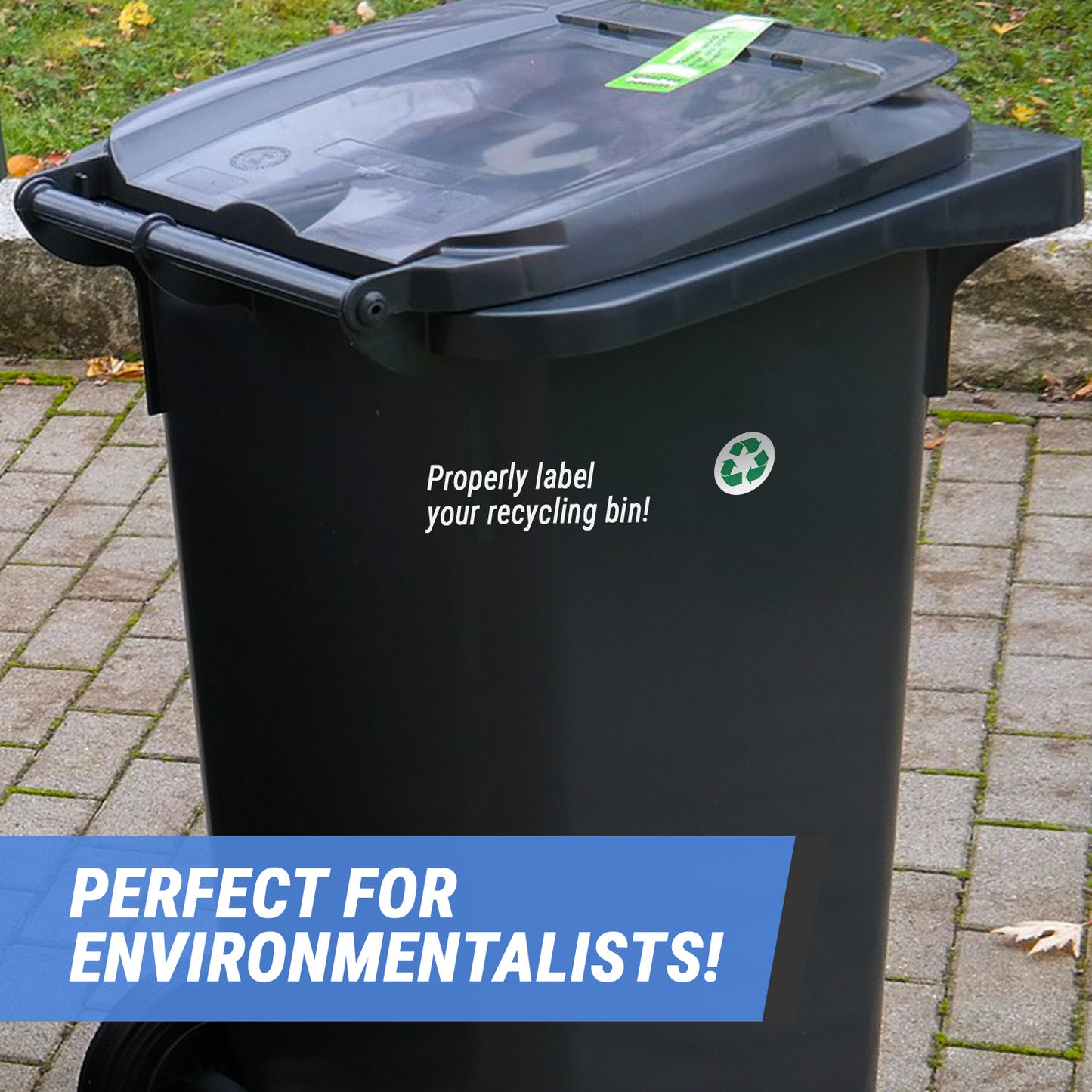 1.5in Sticker: Recycle Label