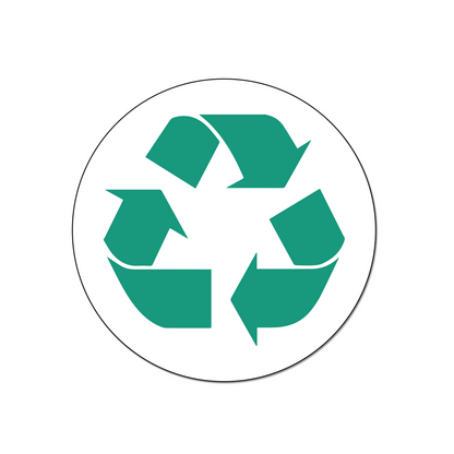 1.5in Sticker: Recycle Label