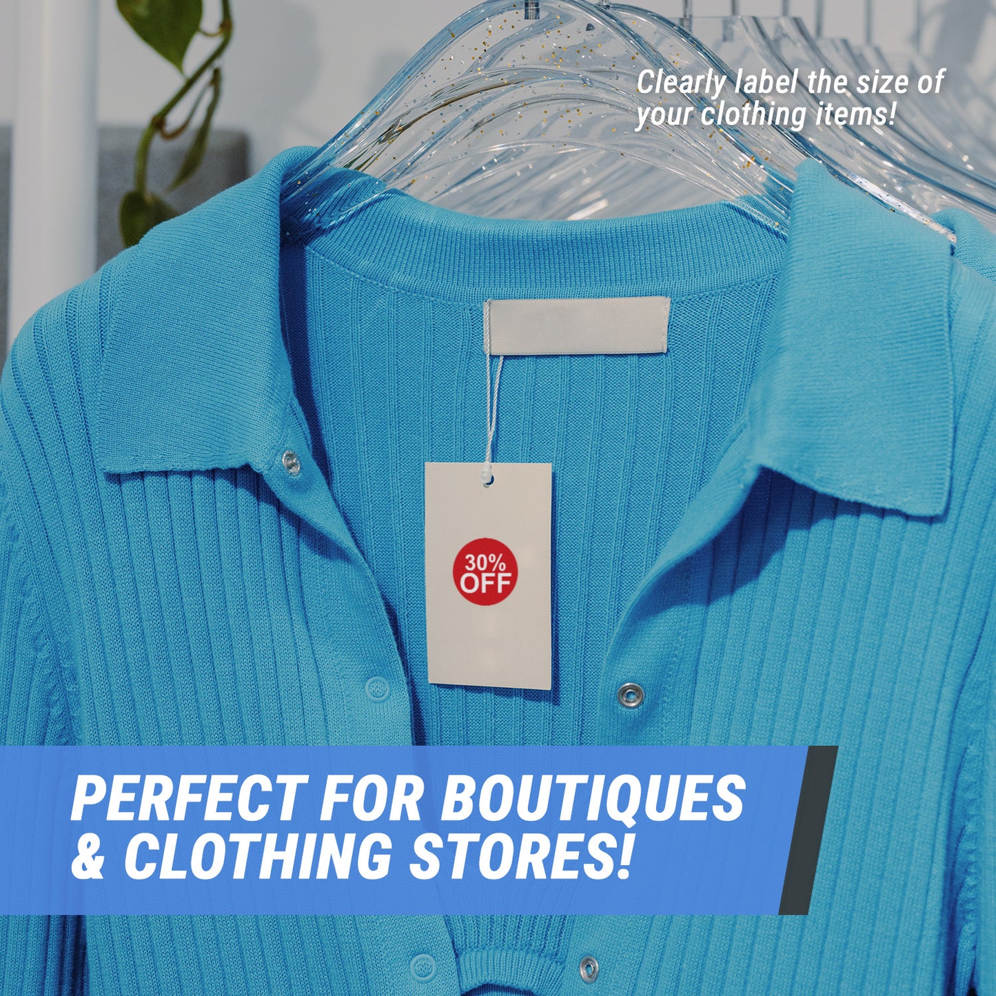 1in Sticker: 30 Percent Off Retail Label