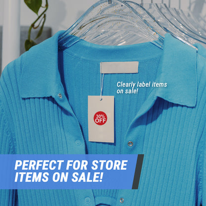1in Sticker: 25 Percent Off Retail Label