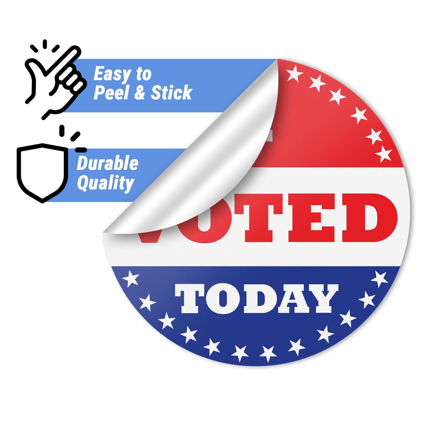 2in Sticker: I Voted Today Label Roll