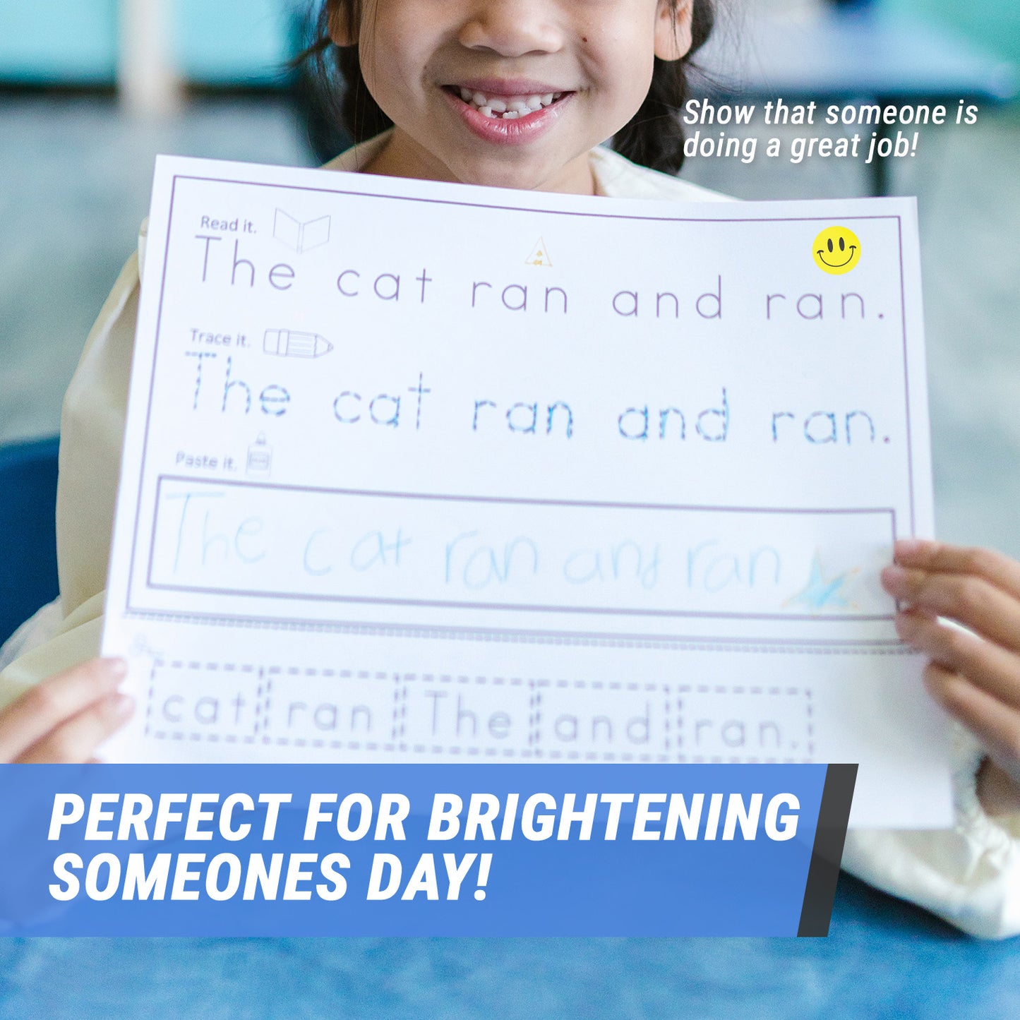 0.5in Sticker: Happy Face Label (Yellow)