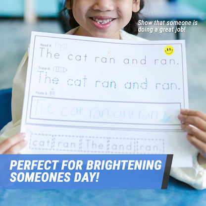 0.5in Sticker: Happy Face Label (Yellow)