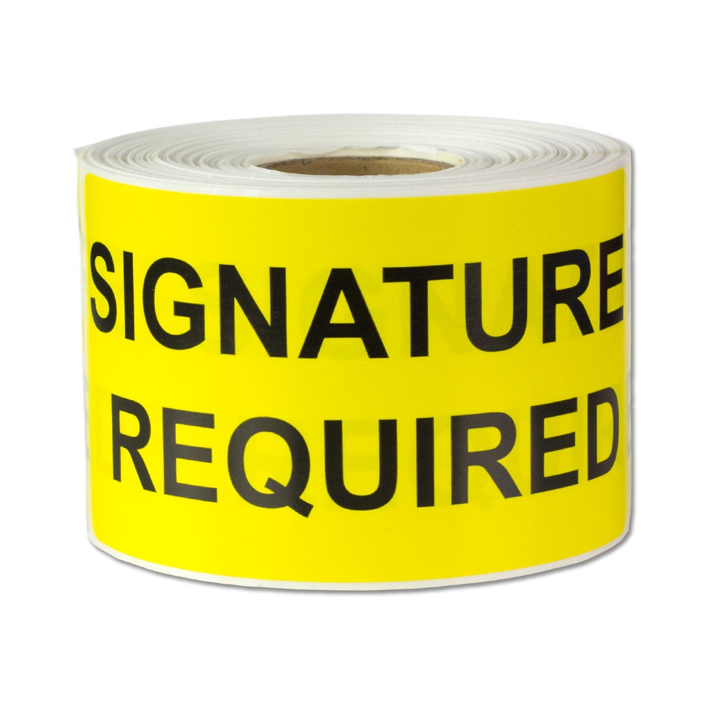 4 x 2in Sticker: Signature Required Label Roll