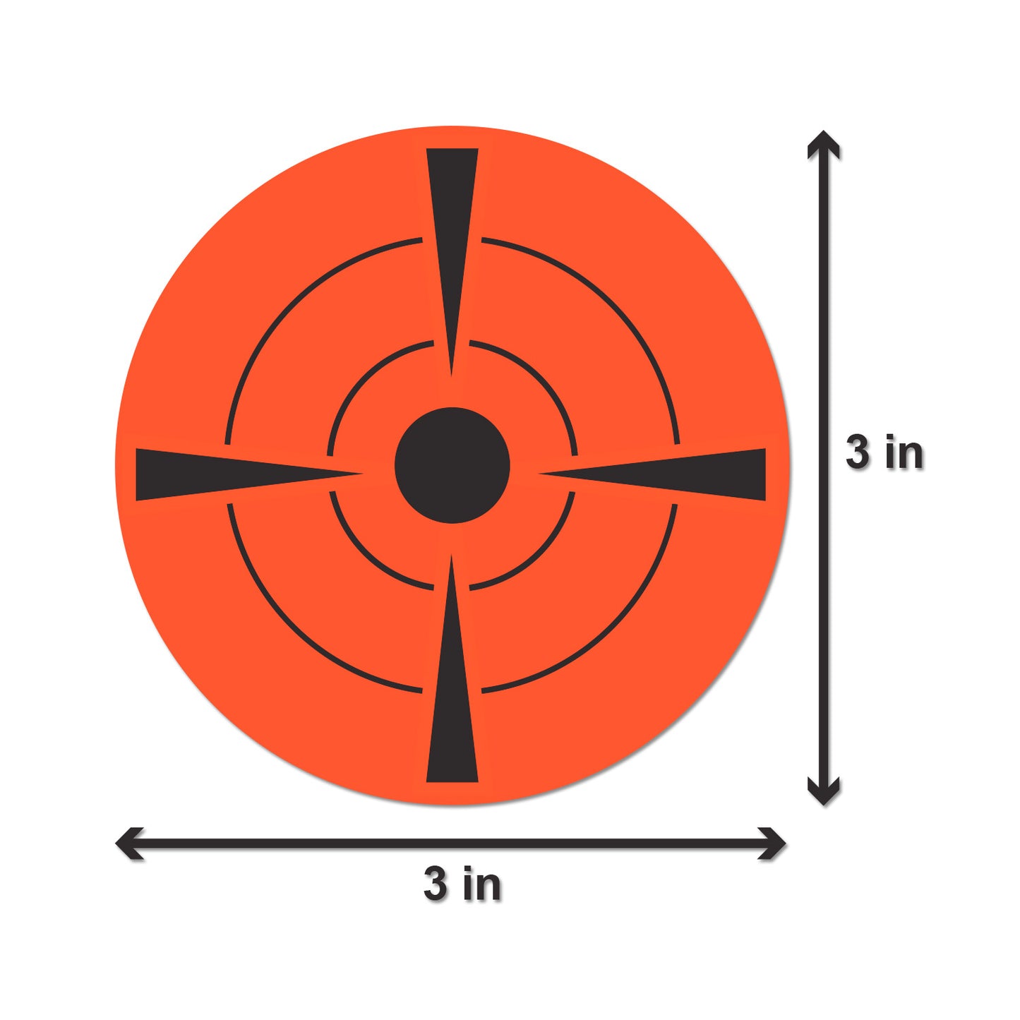 3in Sticker: Target Practice Label