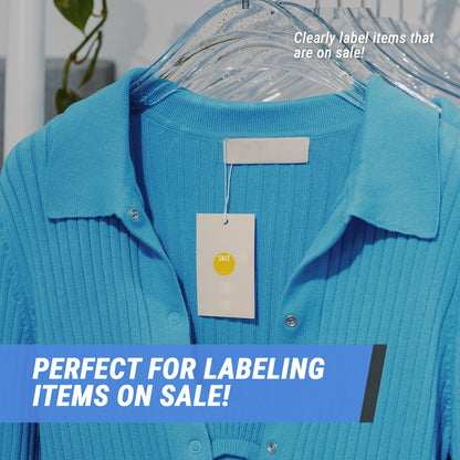 1.5in SALE Label Yellow (Sheet)