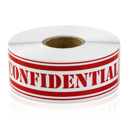 4 x 1in Sticker: Confidential Label