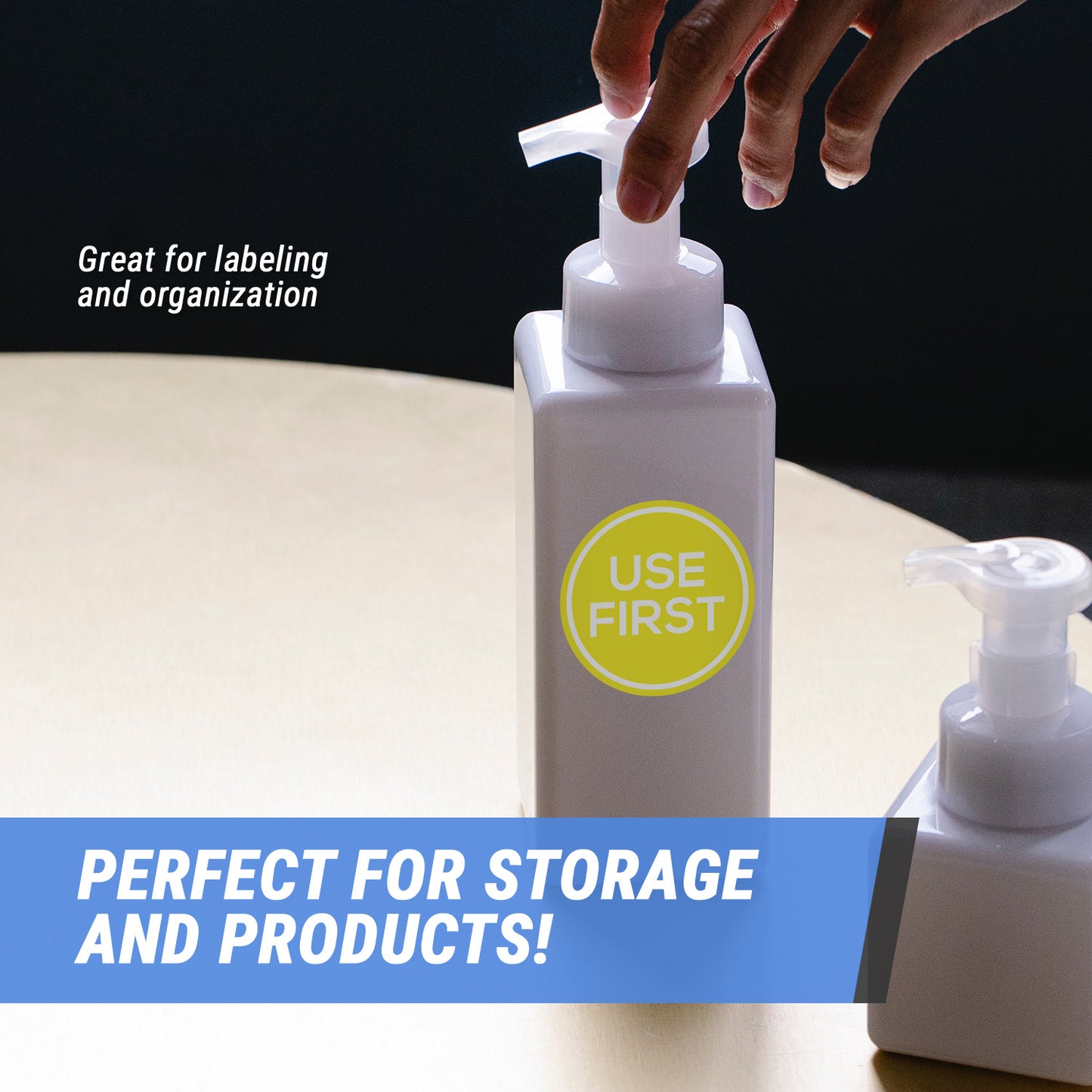 2in Sticker: Use First Label Roll (Yellow)