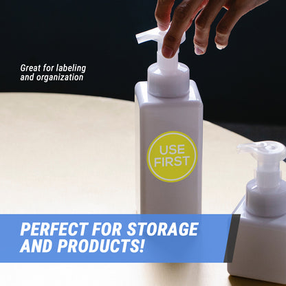 2in Sticker: Use First Label Roll (Yellow)