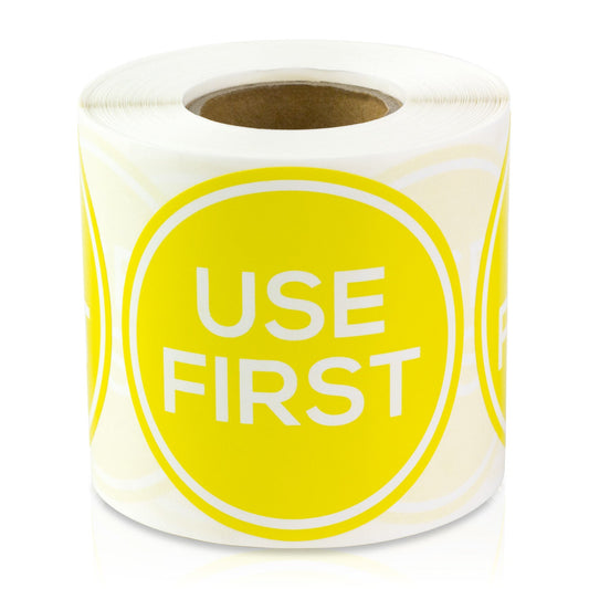 2in Sticker: Use First Label Roll (Yellow)