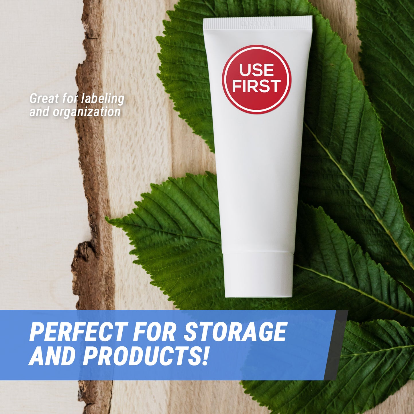 2in Sticker: Use First Label Roll (Red)
