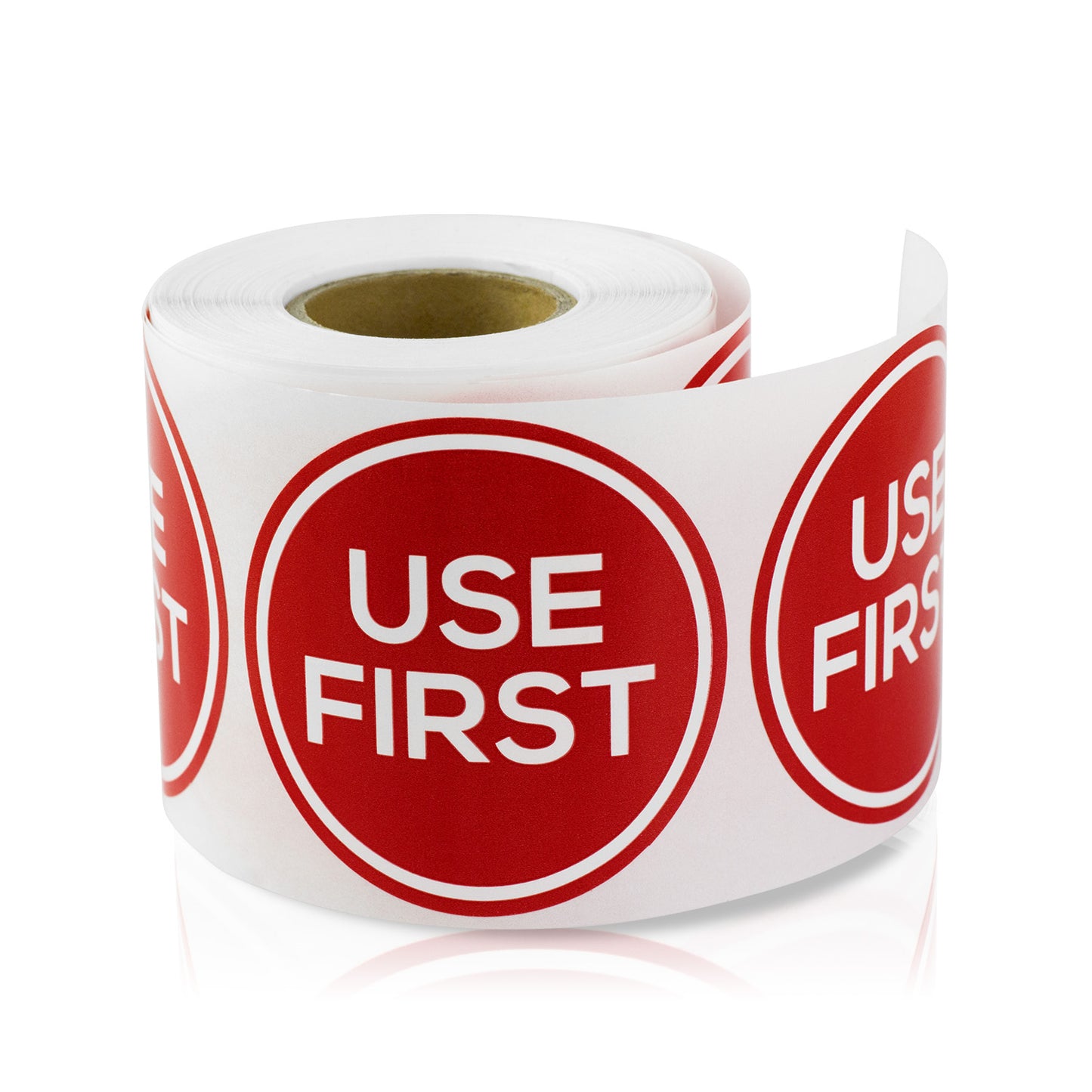2in Sticker: Use First Label Roll (Red)