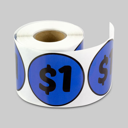 2in Sticker: 1 Dollar Label Roll