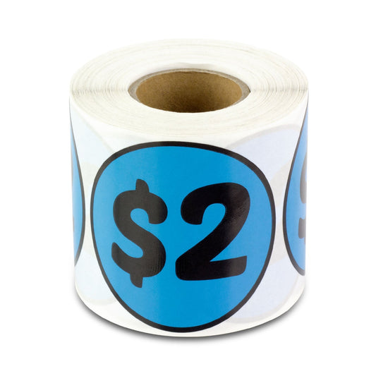 2in Sticker: 2 Dollar Label Roll