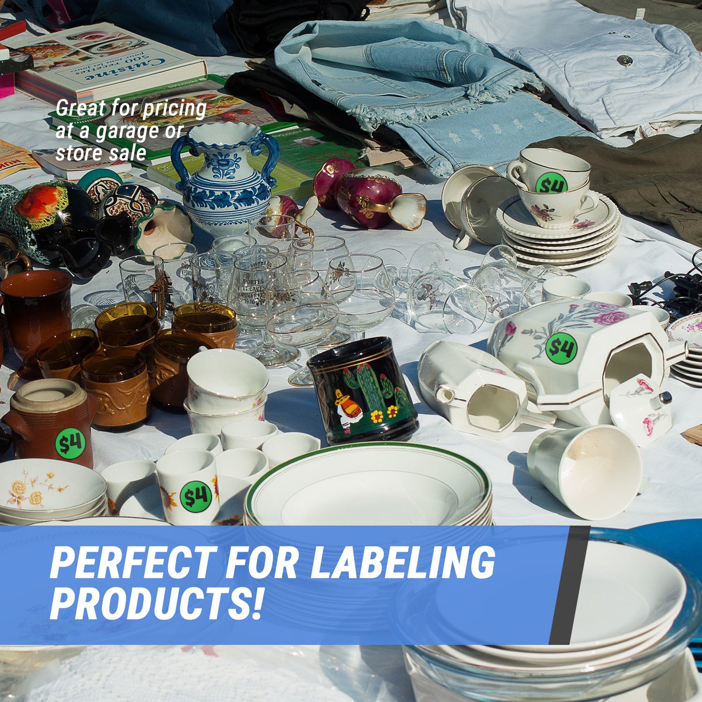 2in Sticker: 4 Dollar Label Roll