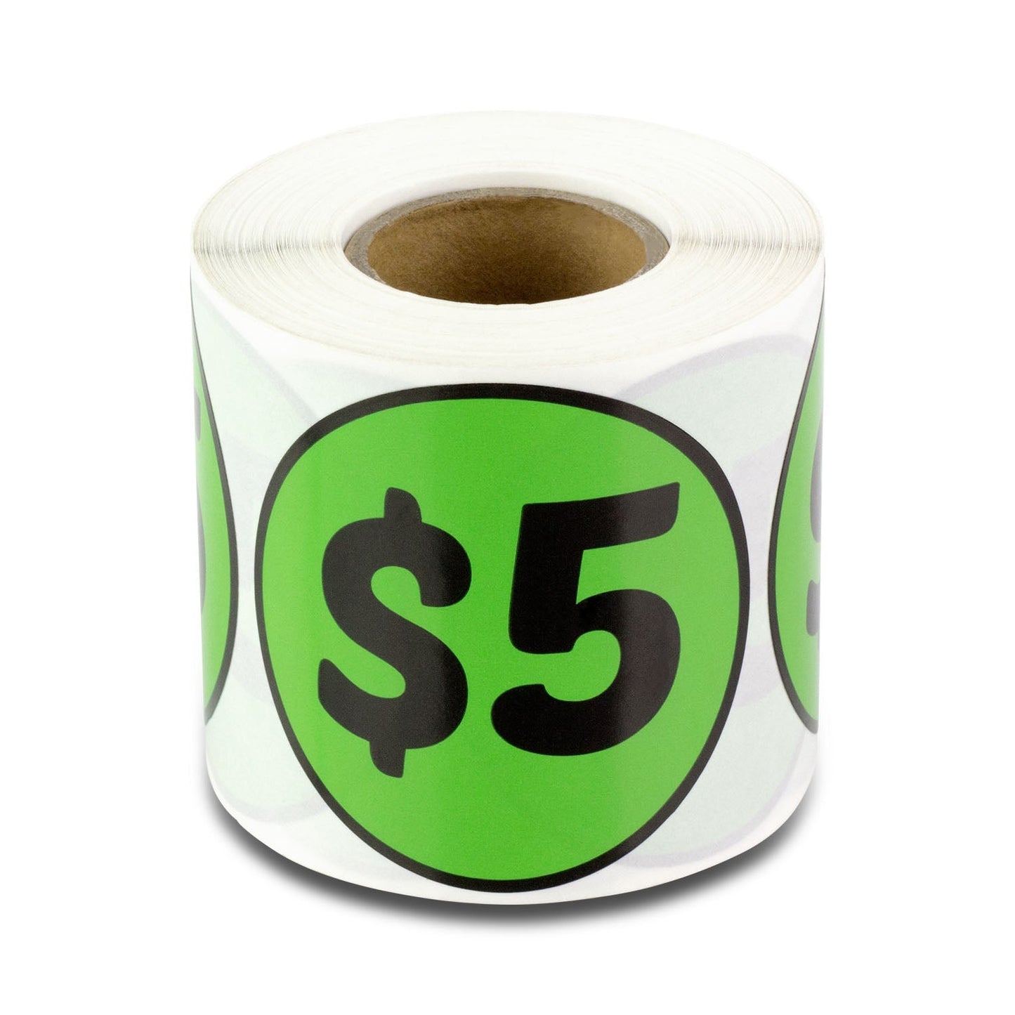 2in Sticker: 5 Dollar Label Roll