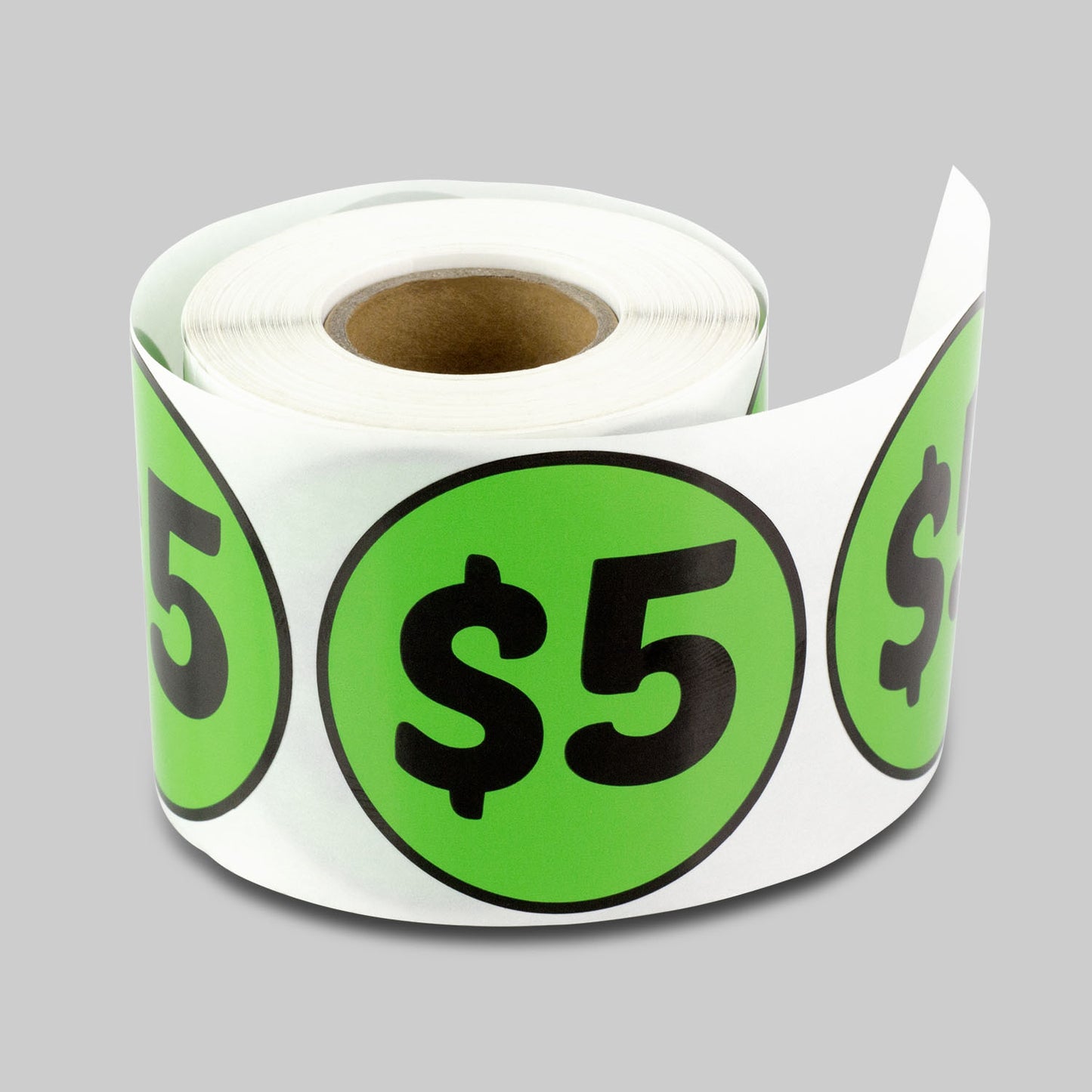 2in Sticker: 5 Dollar Label Roll