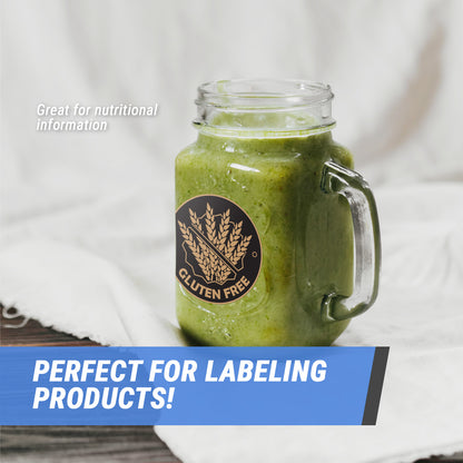 2 inch Gluten Free Food Labels (Roll)
