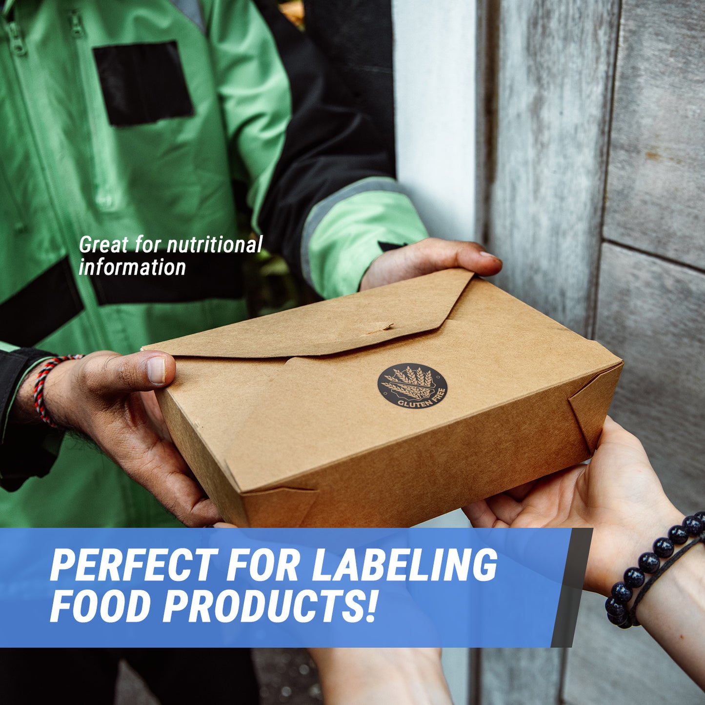 2 inch Gluten Free Food Labels (Roll)