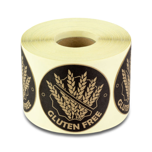 2in Sticker: Gluten Free Food Label Roll