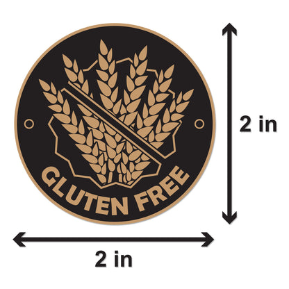2 inch Gluten Free Food Labels (Roll)